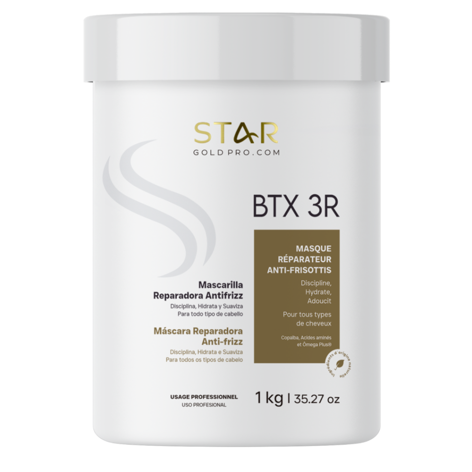 BTX 3R MASCARILLA REPARADORA ANTIFRIZZ - 1 kg