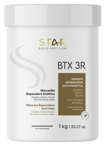 [809.002] BTX 3R Anti-frizz Repair Hair Mask - 1 kg